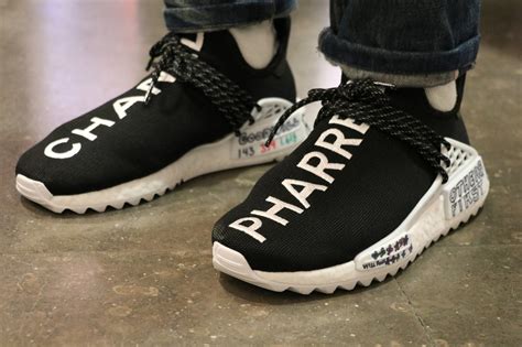 chanel x adidas pharrell nmd hu race trail|pharrell x Chanel.